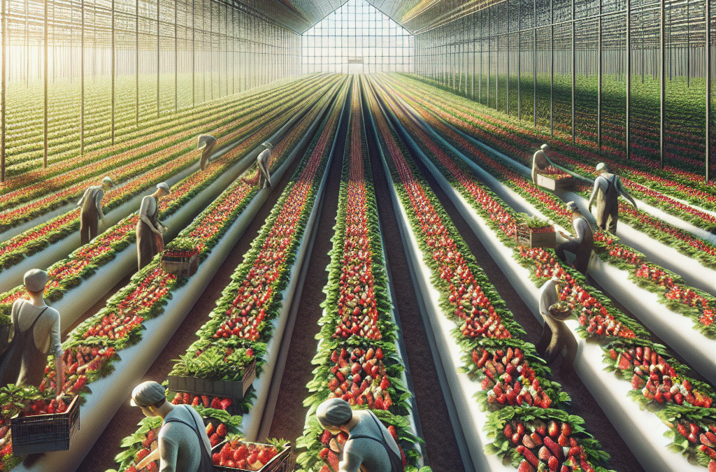 Hollanda’da Çilek Üretiminde Büyük Artış