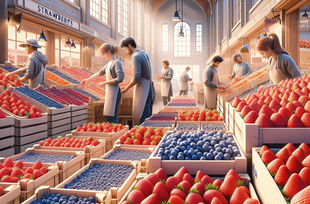 Hollanda’da Çilek ve Yaban Mersini Canlanıyor